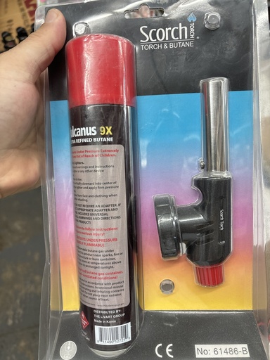 Butane with torch head